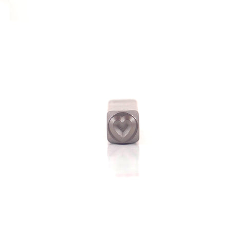 Image of Heart Poker Wedge Stamp