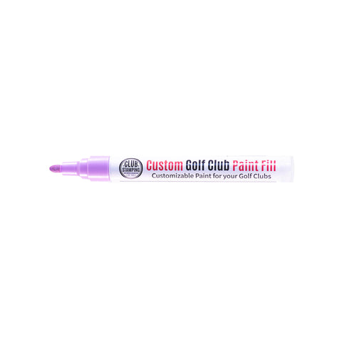 Image of Club Stamping Light Purple Golf Club Paint Fill for Wedge Personalization From The Side