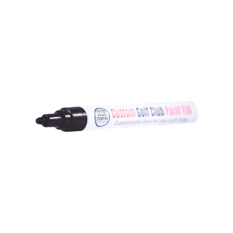 Image of Club Stamping Black Golf Club Paint Fill Tip for Wedge Personalization