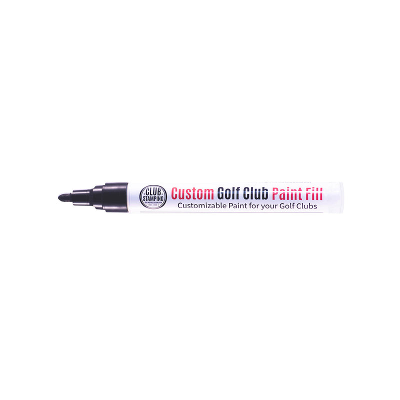 Load image into Gallery viewer, Club Stamping Black Golf Club Paint Fill for Wedge Personalization From The Side
