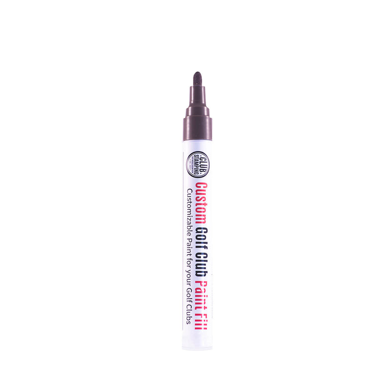 Load image into Gallery viewer, Club Stamping Brown Golf Club Paint Fill for Wedge Personalization With The Cap Off
