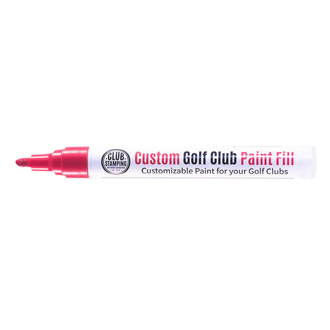 Red Golf Club Paint Fill