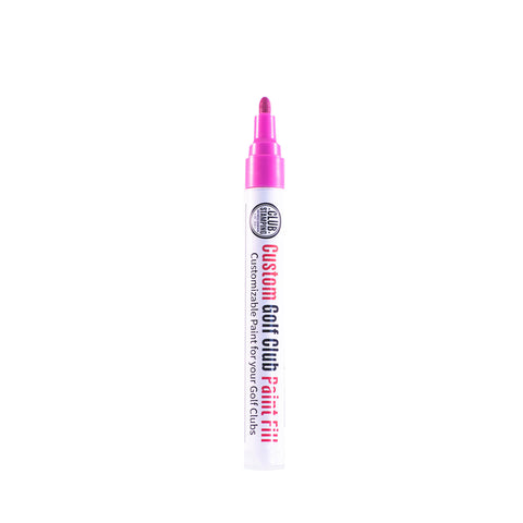 Image of Club Stamping Pink Golf Club Paint Fill for Wedge Personalization With The Cap Off
