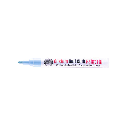 Club Stamping Sky Blue/ Light Blue Golf Club Paint Fill for Wedge Personalization From The Side