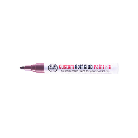 Image of Club Stamping Clay Brown Golf Club Paint Fill for Wedge Personalization From The Side