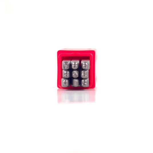 Large Gauge Wedge Stamp Number Set (4mm)
