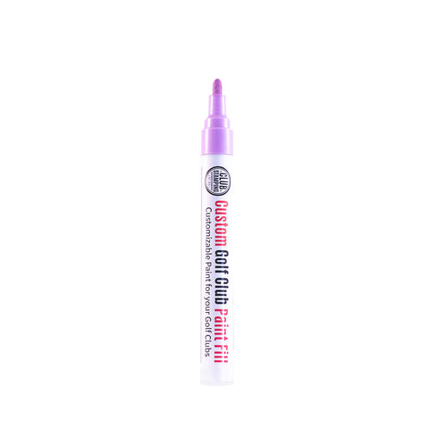 Image of Club Stamping Light Purple Golf Club Paint Fill for Wedge Personalization With Cap Off