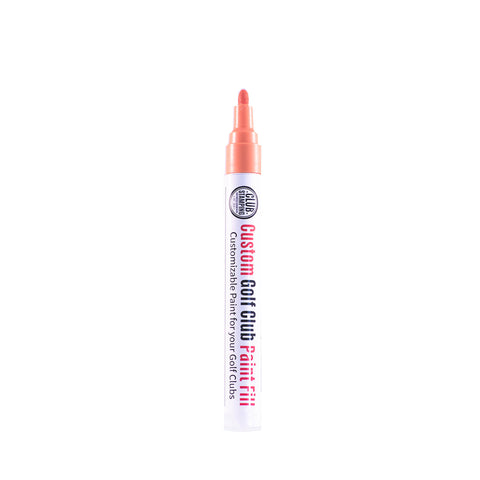 Image of Club Stamping Orange Golf Club Paint Fill for Wedge Personalization With The Cap Off