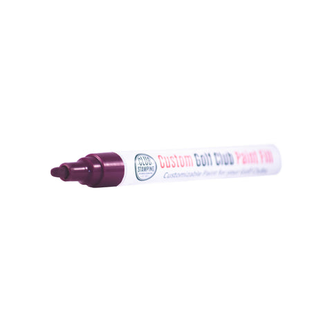 Image of Club Stamping Plum/ Dark Purple Golf Club Paint Fill Tip for Wedge Personalization