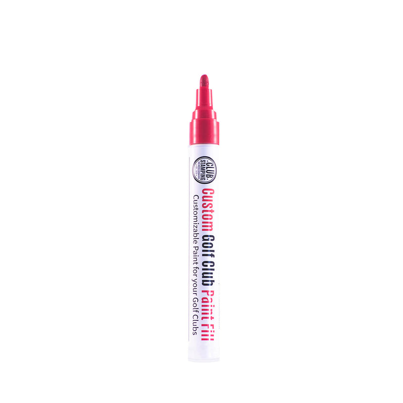 Load image into Gallery viewer, Club Stamping Red Golf Club Paint Fill for Wedge Personalization With The Cap Off

