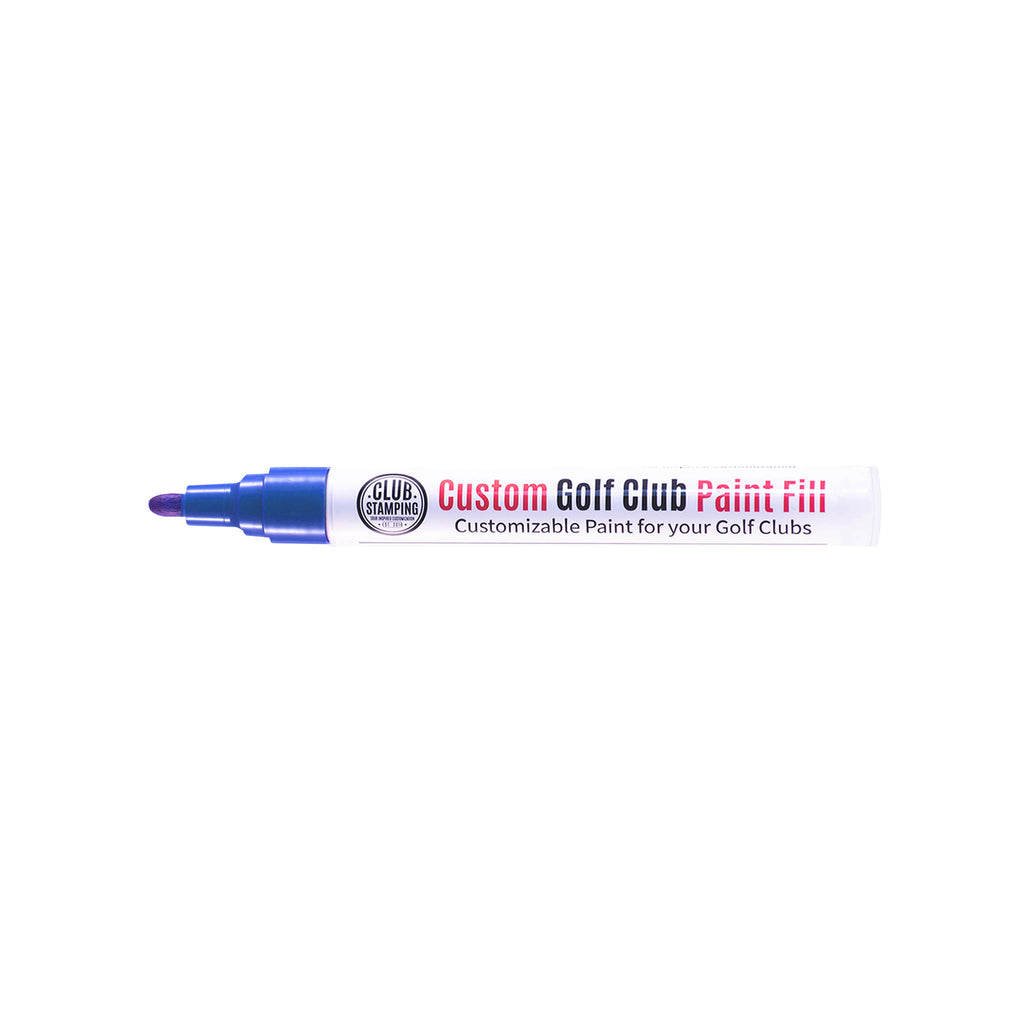 Club Stamping Blue Golf Club Paint Fill for Wedge Personalization With The Cap Off