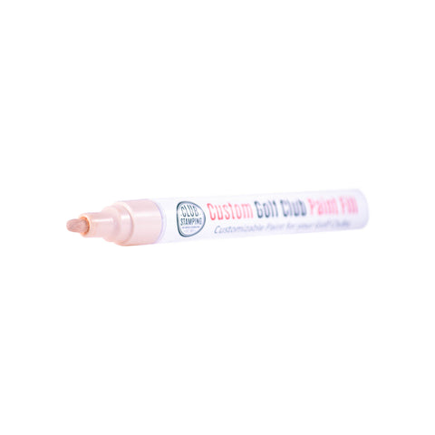Image of Club Stamping Cream/ Beige Golf Club Paint Fill Tip for Wedge Personalization
